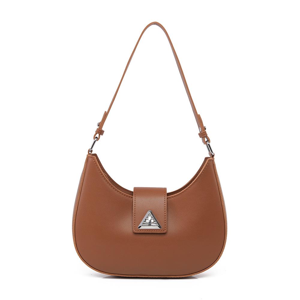 

Autumn Women s Half-Moon Shoulder Bag - Versatile, Simple Crescent Design One Size