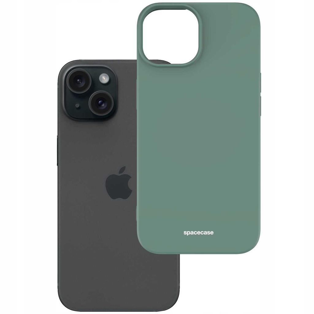 Spacecase Silicone Case Iphone 15 Dark Green