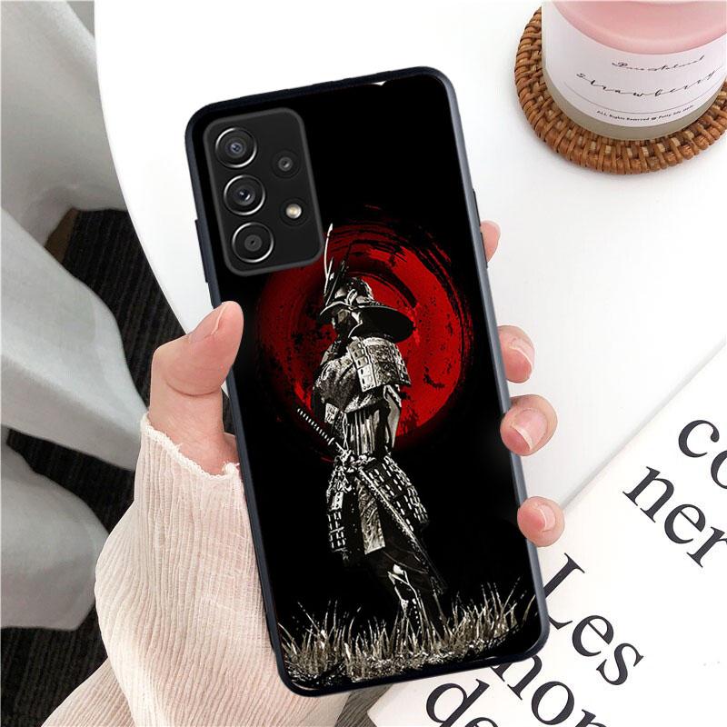 Japanese Samurai Phone Case for Samsung Galaxy A13 A22 A12 A32 A71 A11 A21S A33 A52 A72 A51 A50 A70 A31 M31 Funda Coque Case