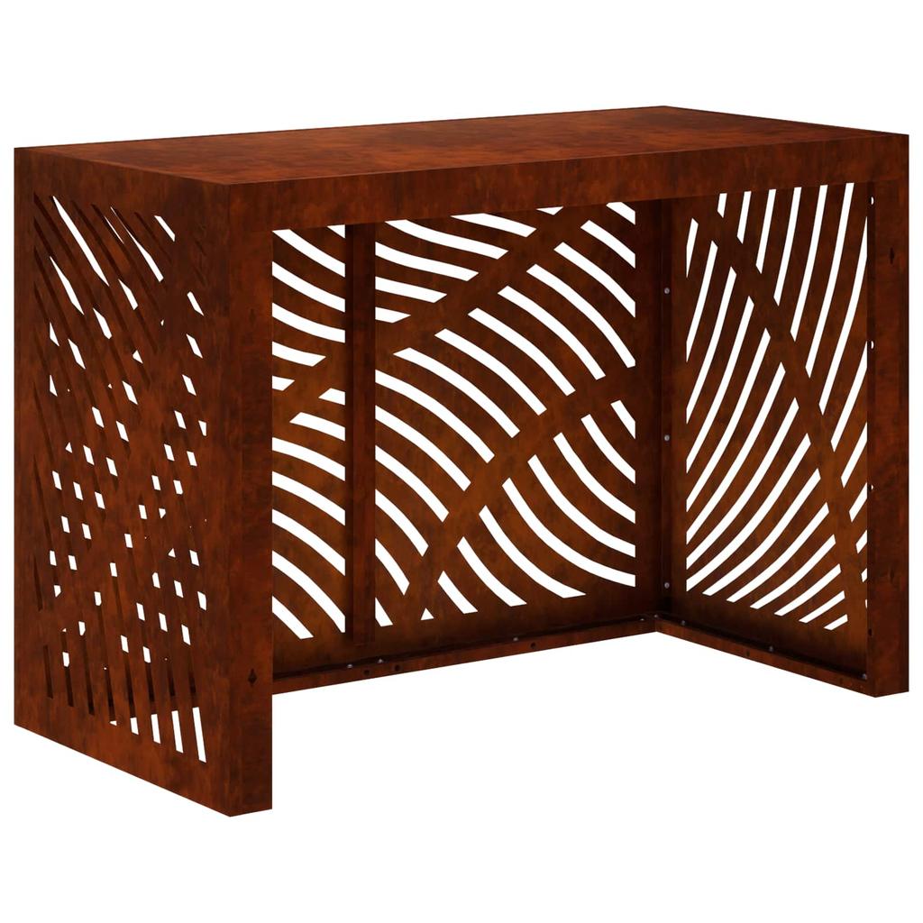 Air Conditioner Cover Rust Look 100 x 50 x 70 cm