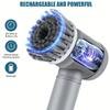 Wireless Electric Spin Brush Cleaner with 5 Replaceable Heads, Rotating Deep Cleaning Tool for Household Surfaces
