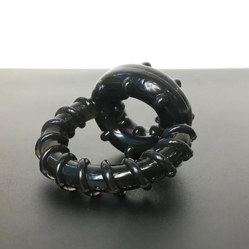 Penis Ring Reusable Silicone Semen Cock Ring Penis Enlargement Delayed Ejaculation Sex Toys For Men