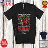 Custom Name Way Spread Christmas Cheer Teaching Piano Proud Teacher Elf T-Shirt