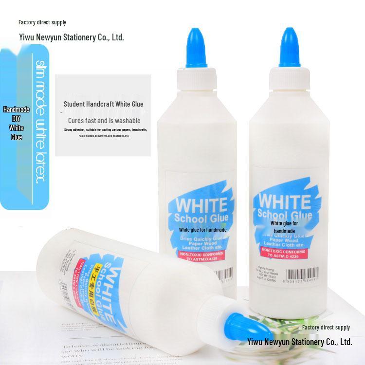 Barnsäker Handgjord Vit Latexlim för DIY & Träarbete, Stor Hink