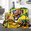 1pc Neymar18 Blanket, Gift, for Men and Women, Soft Blanket, Good for Sofa Bed Couch Travel, Lightweight Flannel Blanket