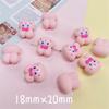 CH16 20*18mm Fun Little Bear Rabbit Star Resin Beads DIY Charm Exquisite Phone Chain Bracelet Hanging Bead Jewelry Accessories