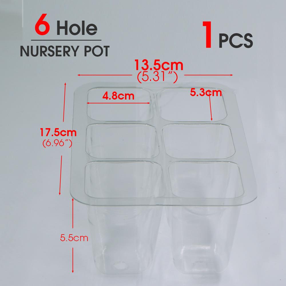 

6/12 ячеек ПЭТ семена стартовый лоток пластиковые прозрачные питомник выращивание горшки для сада комнатные растения овощные рассады контейнер