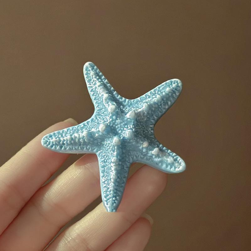 1Pc Hair Diy Accessories Elegant Starfish Star Hair Clips For Ladies Hairpins Summer Beach Holiday Party Barrettes