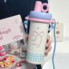 Originaler Schmetterlings-Isolierbecher mit Tragegurt für Büro und Reisen