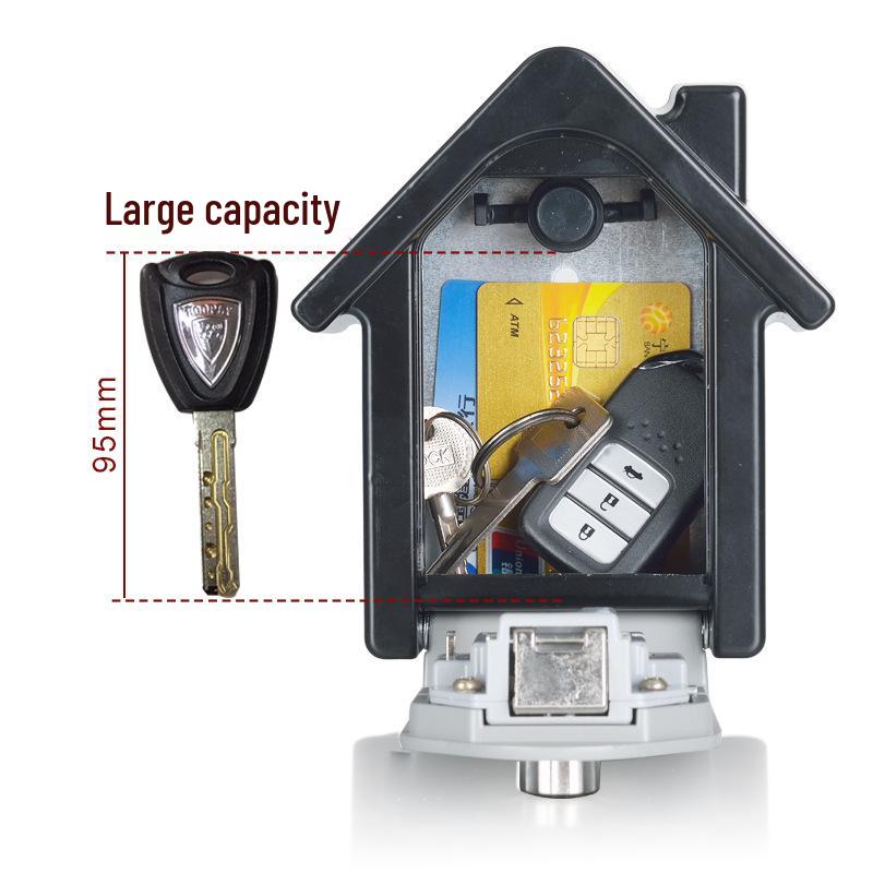 Dual-Access Combination Lock Key Box for Homes & Construction Sites