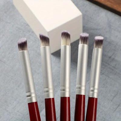Pennello Smudge Gradiente per Unghie Pennelli per Arte per Manicure Smalto Gel UV Disegna Vernice Penna di Legno Set di Strumenti Accessori per Unghie