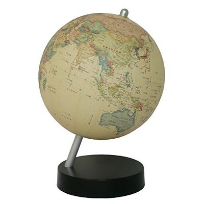 Showa Carton Tabletop Globe, 13cm Diameter, 13-CTP-K, Administrative Map, Antique Style