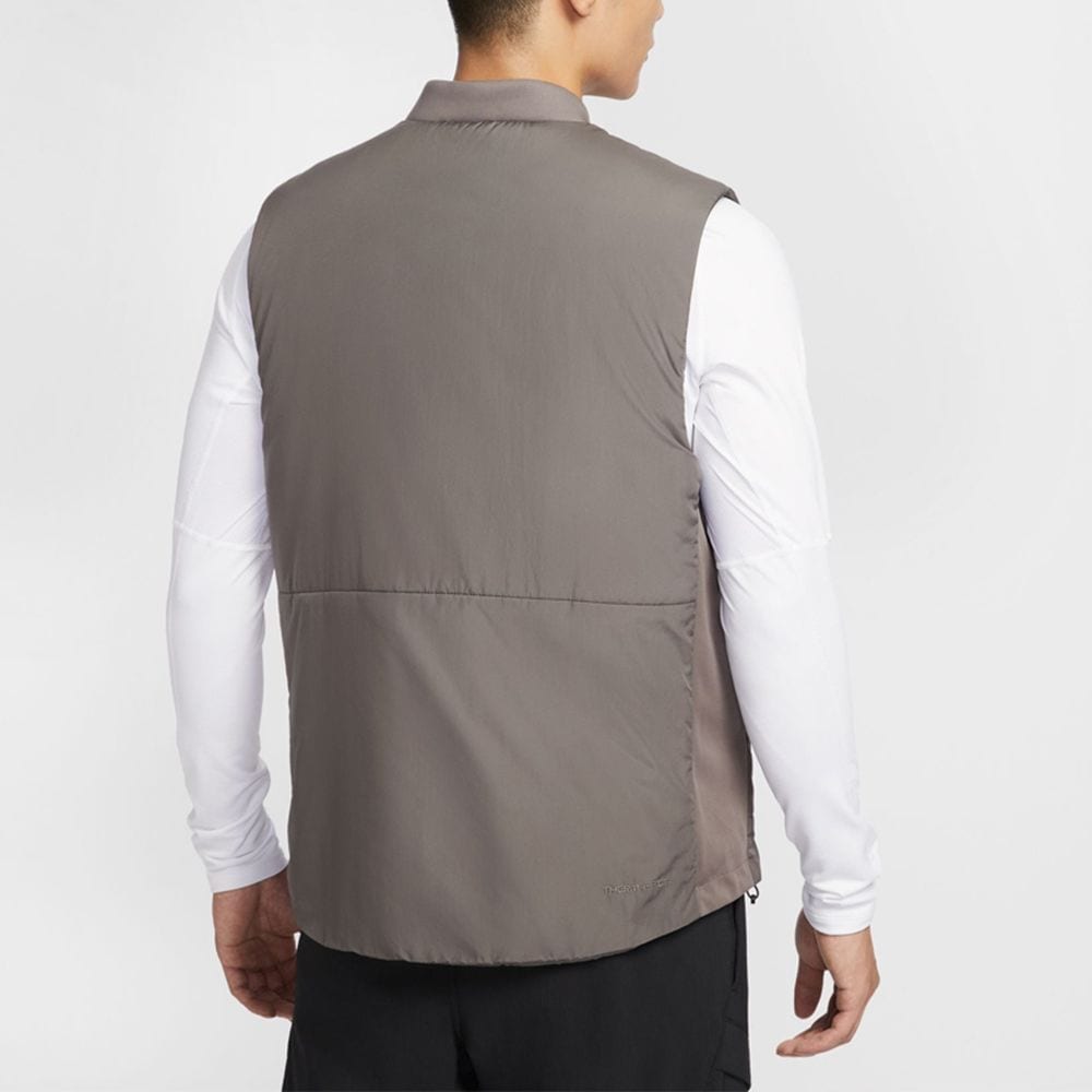 Nike Vests Men's Gray Stand Collar Moderate Other FB7554-289