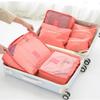 6pcs Travel Bags and Luggage Storage Bags Multiple Compartments for Storing Clothes Underwear Bras and Accessories, Saving Space