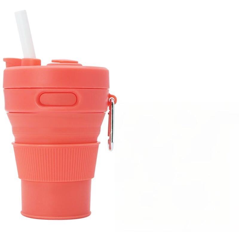 Складная силиконовая спортивная бутылка для воды