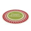 Christmas Carpet, Merry Christmas, Home Carpet, Round Carpet Home Holiday Decoration Christmas Crystal Velvet Living Room Carpet
