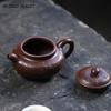 200ml Chinese Yixing Handmade Purple Clay Teapots Famous Hand-carved Bamboo Leaves Tea Pot Beauty Kettle Zisha Tea Set Teaware