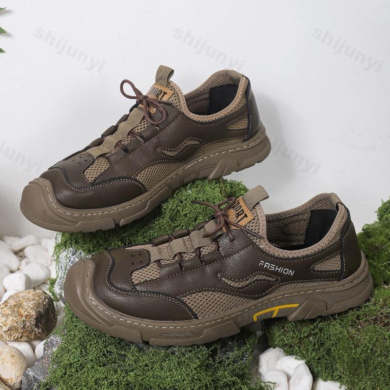 Autumn 2025 Men's Casual Sports Shoes Comfortable Non Slip Breathable Outdoor Running Shoes Lace Up Fashion Vulcanized Shoes