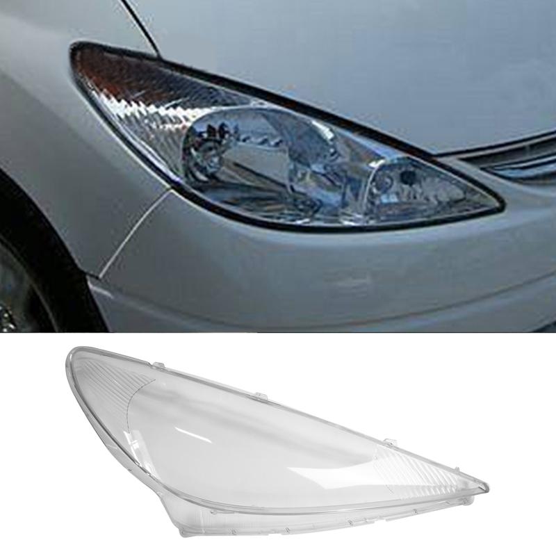 Car Front Headlight PC Cover Glass Head Light Shell Replacement Clear Auto Shell For Toyota Previa Estima 2003 2004 2005