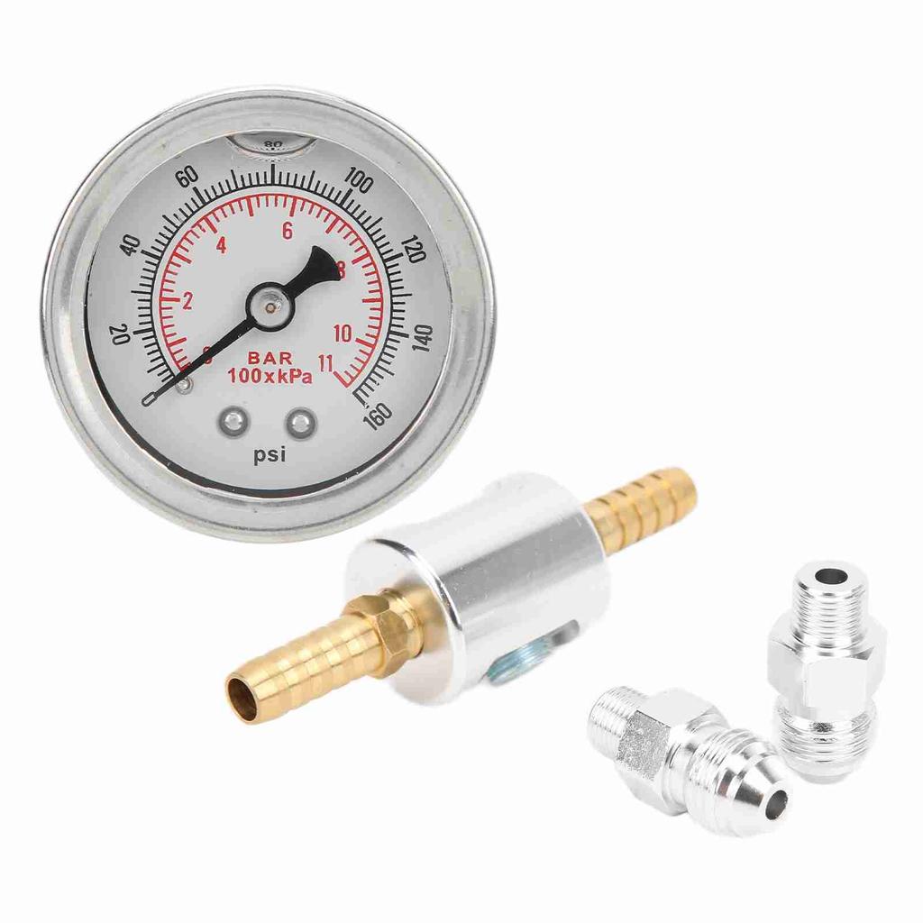 Universial 1 8 NPT Car Fuel Oil Pressure Regulator Gauge Kits for Fuel Injection System
