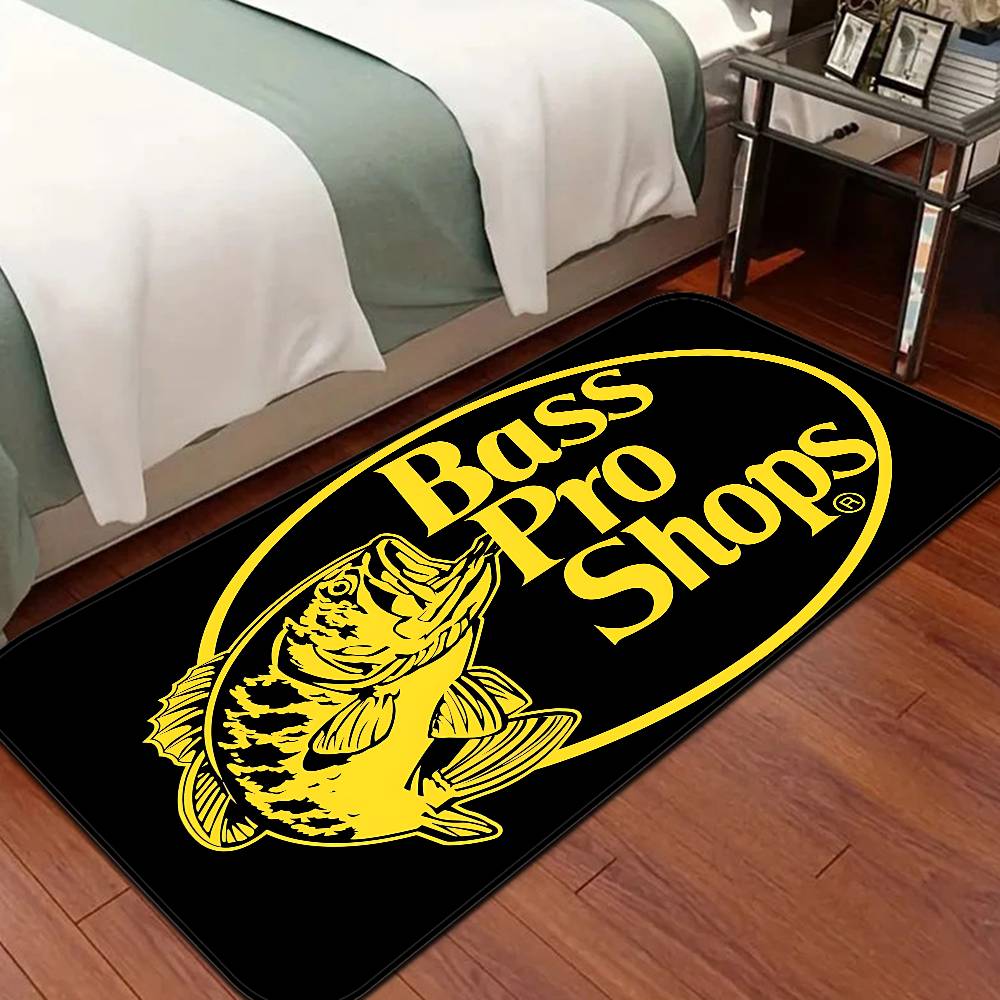 Fishing Brand Bass-Pro-shops Door Mat Kids Room Bedroom Decoration Balcony Anti-Slip Doormat Living Room Doormat Area Rug