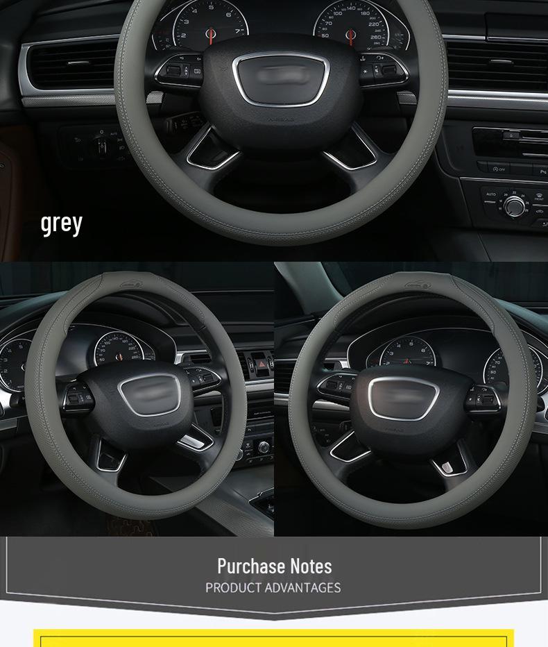 Four-Season Universal Steering Wheel Cover - Decorative and Protective.