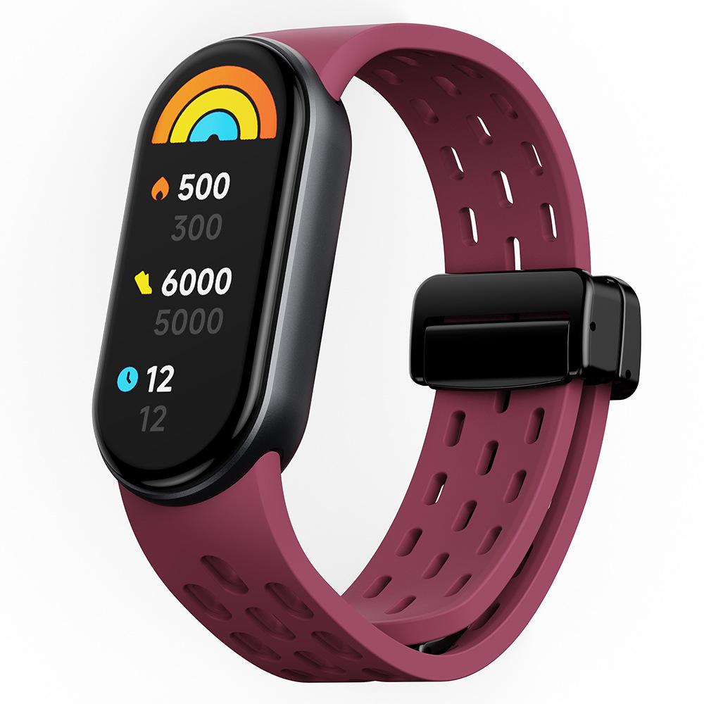NEW Strap for Xiaomi Mi Band 9 Smart Watch Sport Silicone Bracelet for Mi Band 8 Replacement Wristband Miband 9/8 NFC Accessory