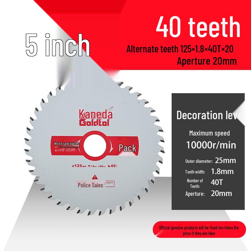 Jindian 4" & 10" Woodworking Saw Blades for Handheld Circular Saws & Angle Grinders