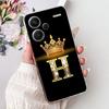 For Xiaomi Redmi Note 13 Pro Plus 5G Case Soft Silicone Cover Cute 26 Letters Phone Cases For Redmi Note13 Pro+ ProPlus Fundas