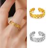 New Trendy Hollow Finger Rings For Women Fashion Female Metal Geometric Rings Daily Wear Lucky Accessories Party Jewelry Gifts