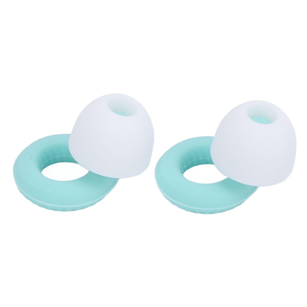 2 Pair Silicone Earplugs for Sleeping Noise Cancelling Washable Noise Reducing Ear Plugs with Ear