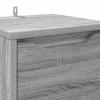 Bathroom Cabinet with Shelf Grey Sonoma 30.5 x 30 x 101 cm