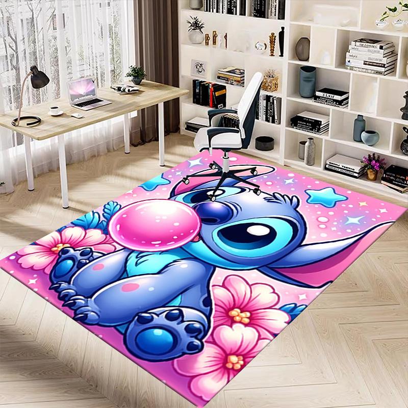 Stitch Bubble Fantasy Carpet For Playroom Bedroom Living Room Sofa Home Decorkids Game Area Rug Nonslip Floor Mat