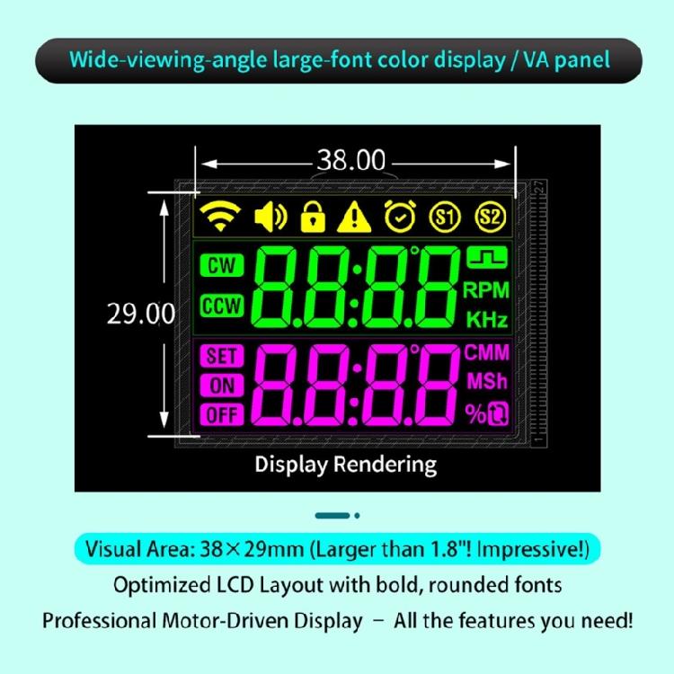 Two Phase Stepper Motor Controller Driver Featuring Large LCD Display And Flexible System Integration Easy to Operate