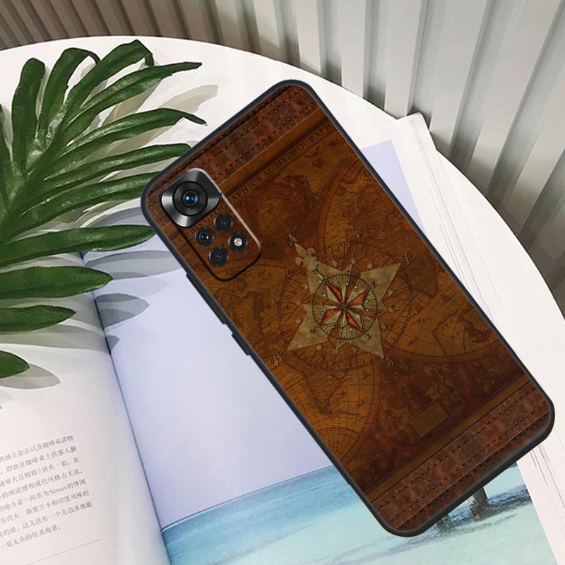 Compass Funda For Xiaomi Redmi Note 14 13 10 11 12 15 Pro Plus Case For Redmi 15C 14C 10C 12C 13C 15