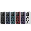 Business Style Pivot Magnetic Leather Case For Huawei Mate X5 X6 Bracket Cover Alloy Stand Ring With Glass Screen Protector