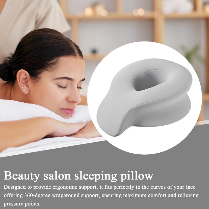 Massage Pillow for Bed Support Pillow for Face Down Rest High Elasticity Deep Sleep Tool for Travel, Business Trip, Home, Dorm