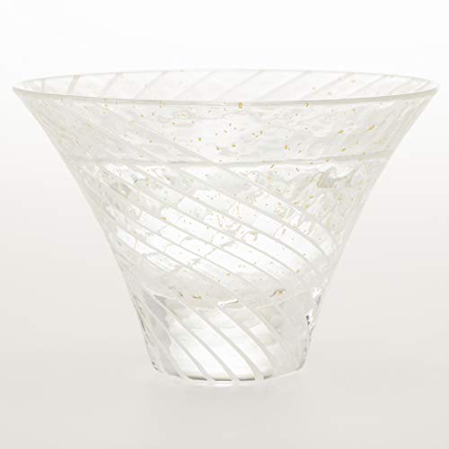 Toyo Sasaki Glass Edo Glass Yachiyo Kiln Yukimi Sake Cup, 80ml, Made in Japan, Sake Glass, Perfect Gift for Respect for the Aged Day, Father's Day, Mo