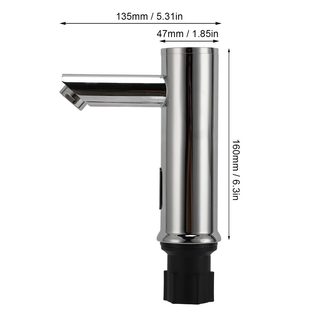 Touchless Faucet Automatic Sensor Faucet G1/2 Male Thread Battery Powered Automatic Motion Sensor Faucet with Filter