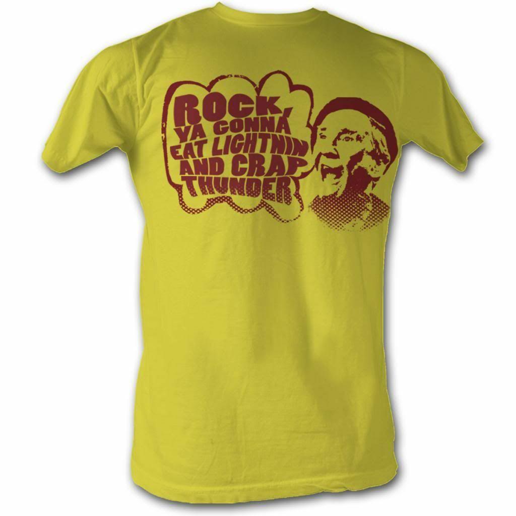 Rocky Eat Lightning Yellow T-Shirt M