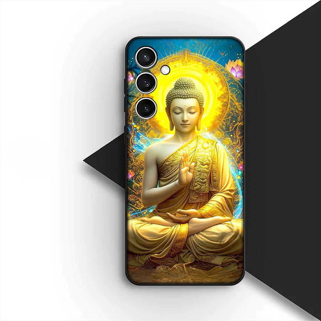 Lord Lotus Buddha New High-End Phone Cover for Samsung Galaxy S25 S24 S23 FE Ultra Plus S7 Edge S25+ S23+ A56 5G Soft Case