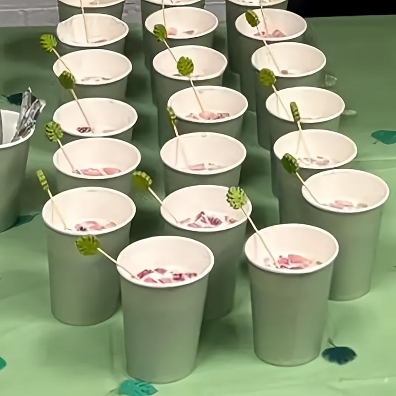 100pcs Tropical Cocktail Picks Sticks, Cocktail Picks, Party Decoration Toothpicks, Fruit Appetizer Food Drinks Picks Sticks