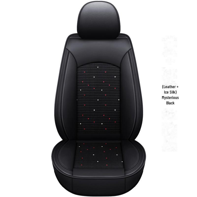 Sommer is silke bilsetepute for småbileier og passasjer, lær full omsluttende enkeltsetetrekk for lastebil, universell passform