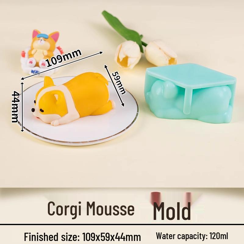 In-Stock Silicone Sheep Mousse Mold - 3D Cartoon, Food-Grade, Cute & Creative Design