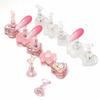2 Units Quick Change Nail Display System Stackable Design ABS Material Manicure Training Equipment for Salons
