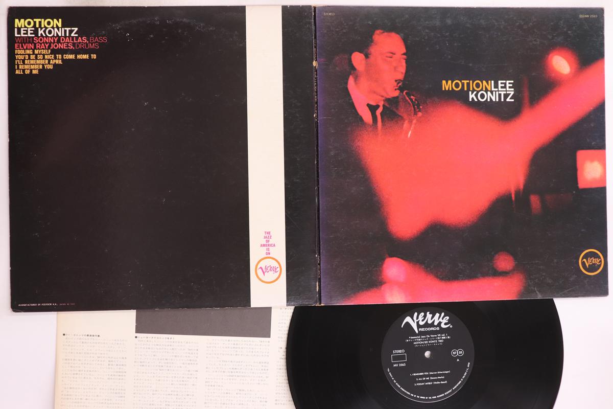 

LP Record LEE KONITZ - Motion MV2563 VERVE 1981 Japan Jazz Used