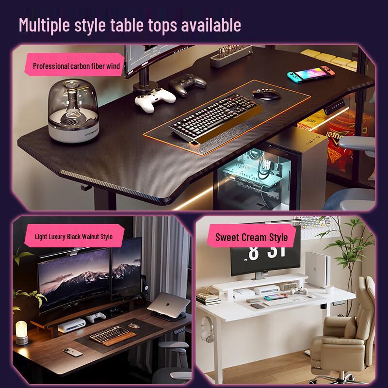 Loctek Black Warrior 1.6M Electric Standing Gaming Desk