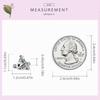 bamoer Funny 925 Silver DIY Letter Alphabet Metal Beads fit for Silver 925 Bracelet Heart Pattern Charms DIY