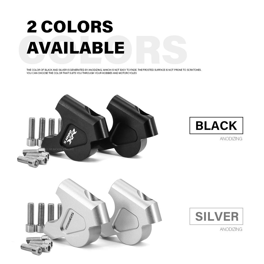 Motorcycle Handle Bar Riser Clamp Extend Handlebar Adapter Mount For BMW R 1200 GS LC R1200GS Adventure ADV R1250GS S1000XR