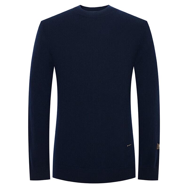 Baoxiniao Men's Semi-High Collar Cashmere Sweater